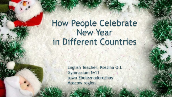 how people celebrate new year in different n.w