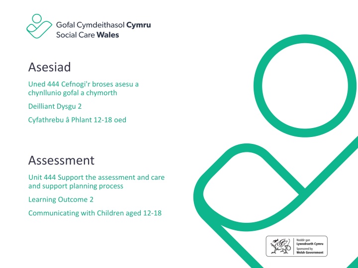Supporting Children Aged 12-18: Communication & Development