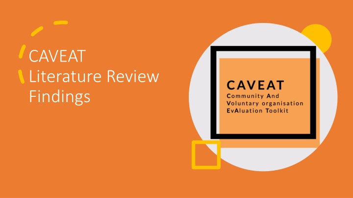 Key Findings on VCSE Impact Measurement