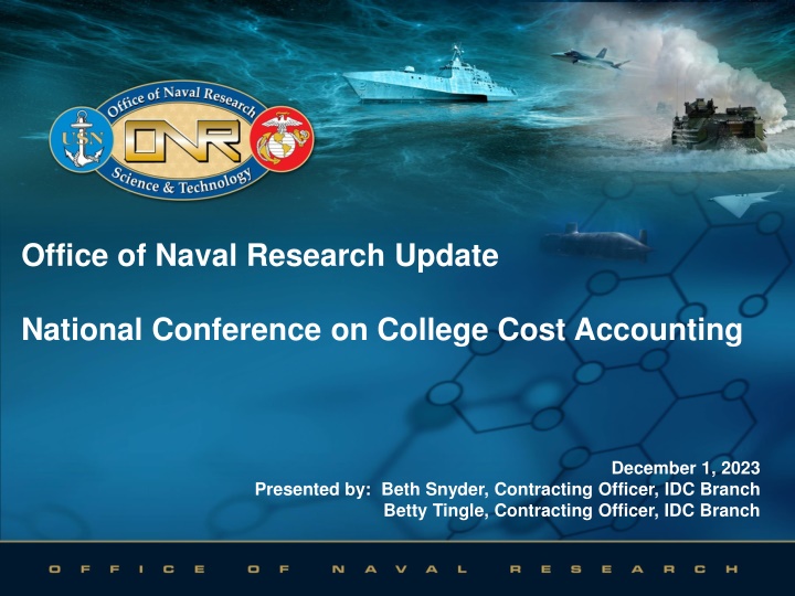 office of naval research update n.w