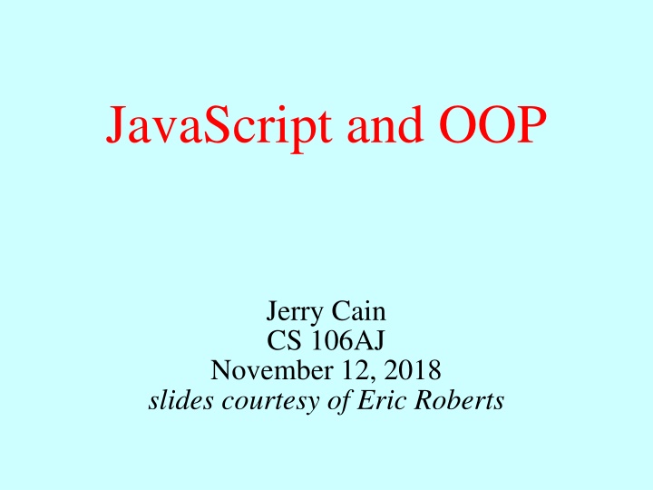 javascript and oop n.w