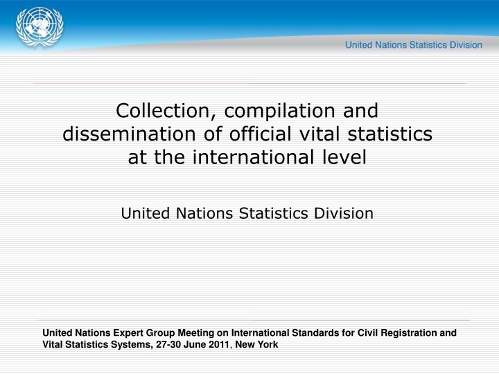 collection compilation and dissemination n.w