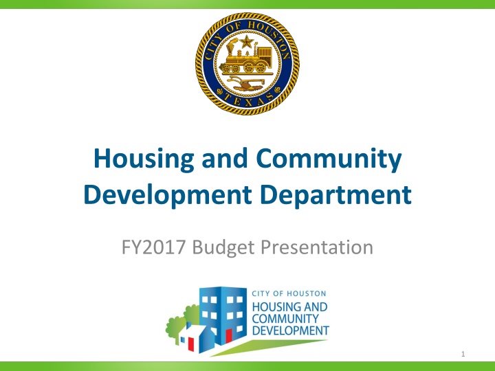 housing and community development department n.w