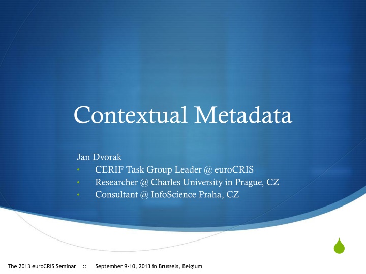 contextual metadata n.w