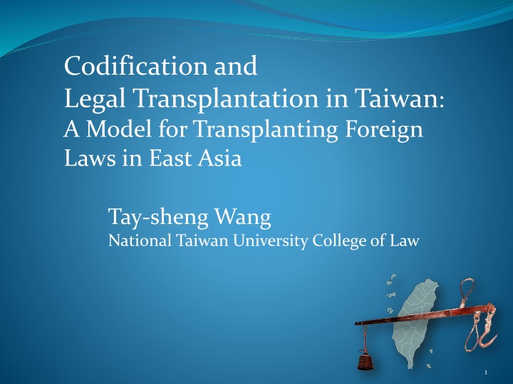 codification and legal transplantation in taiwan n.w
