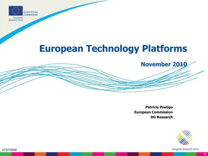 european technology platforms n.w