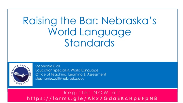 raising the bar nebraska s world language n.w