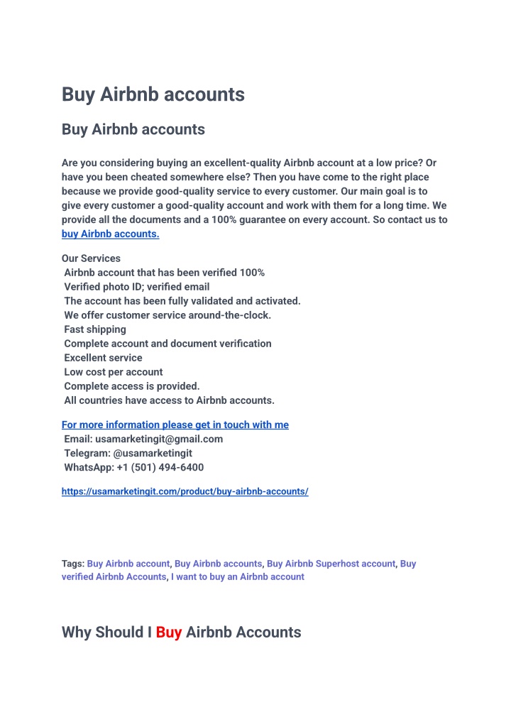 buy airbnb accounts n.w