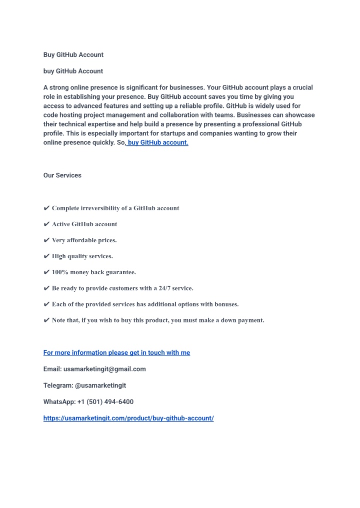 buy github account n.w