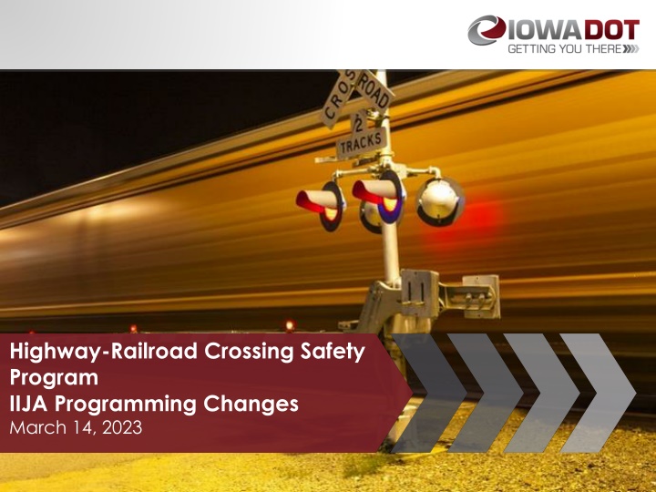 highway railroad crossing safety program iija n.w