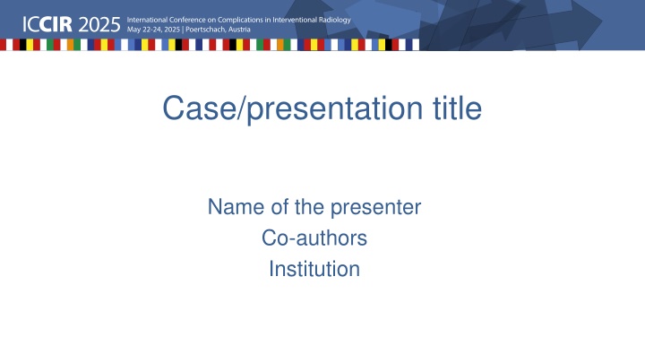 case presentation title n.w