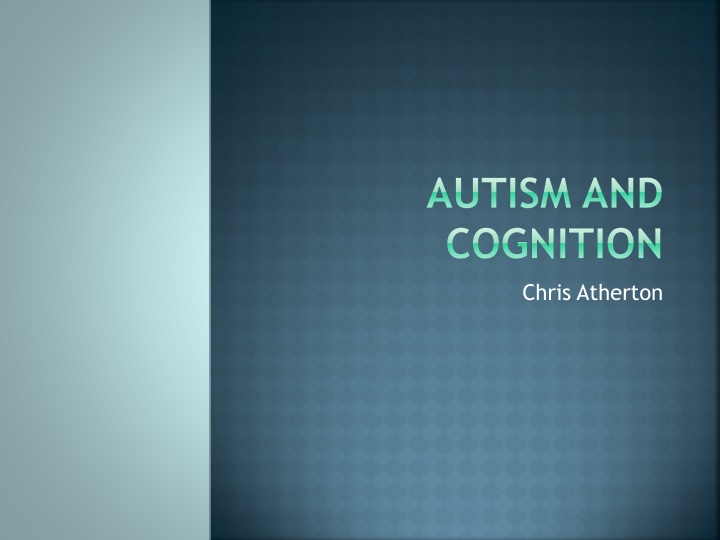 autism and cognition n.w