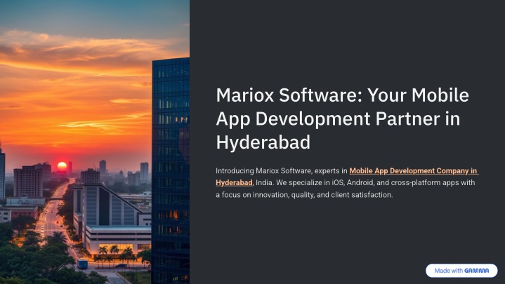 mariox software your mobile app development n.w