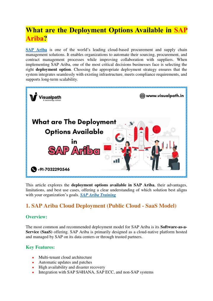 what are the deployment options available n.w