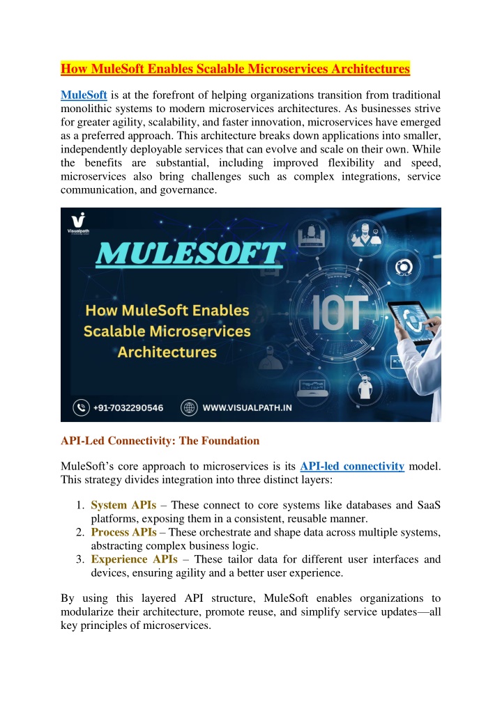 how mulesoft enables scalable microservices n.w