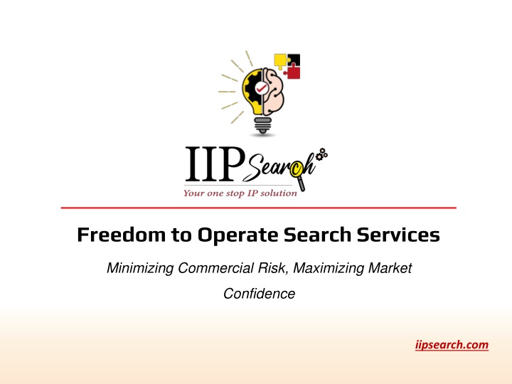 Freedom to Operate Search Services (FTO Search) | IIP Search