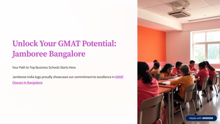 unlock your gmat potential jamboree bangalore n.w