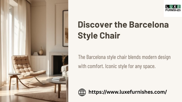 discover the barcelona style chair n.w