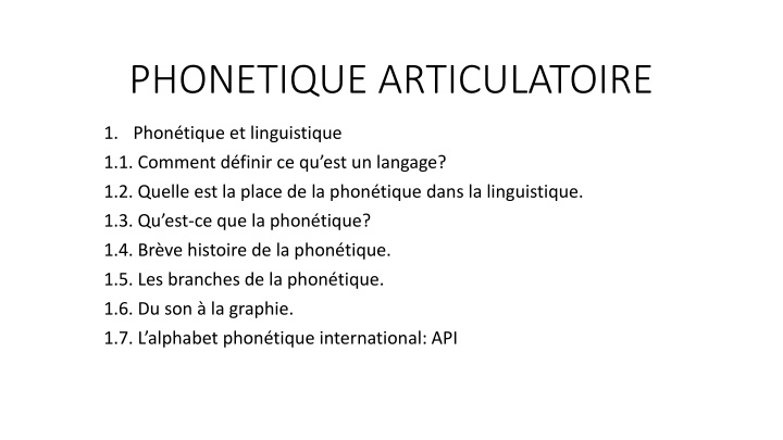phonetique articulatoire n.w