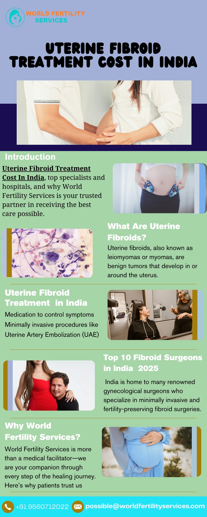 uterine fibroid treatment cost in india n.w