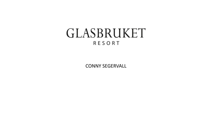 conny segervall n.w