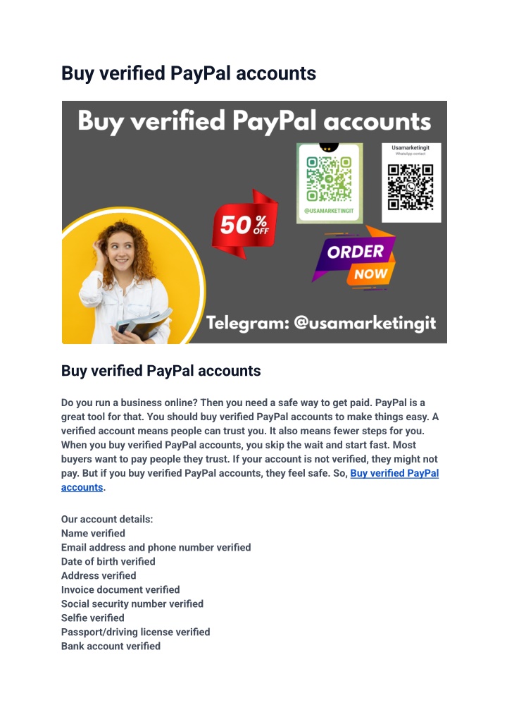 buy verified paypal accounts n.w