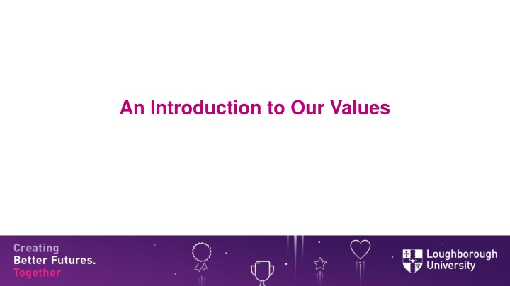 an introduction to our values n.w