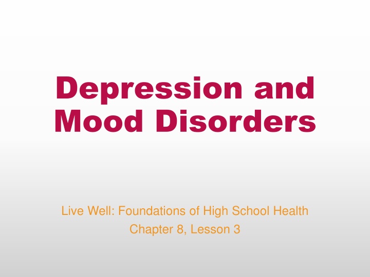 depression and mood disorders n.w