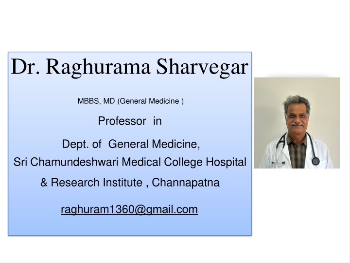 dr raghurama sharvegar n.w