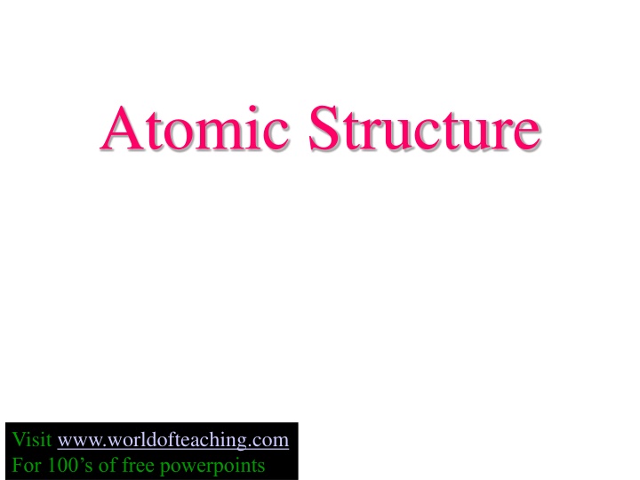 atomic structure n.w