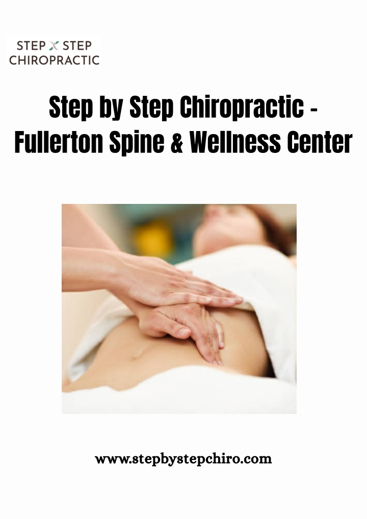 step by step chiropractic fullerton spine n.w