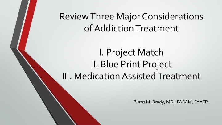 review three major considerations of addiction n.w
