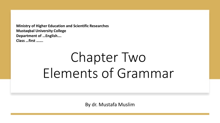 ministry of higher education and scientific n.w