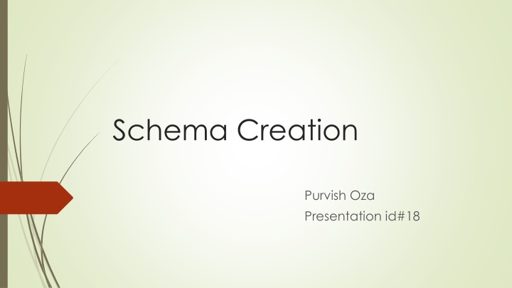 schema creation n.w