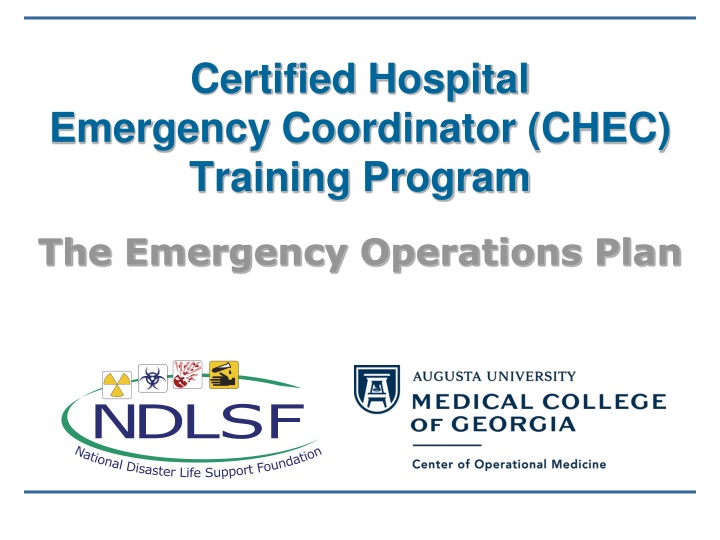 certified hospital emergency coordinator chec n.w