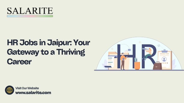 HR Jobs in Jaipur Your Gateway to a Thriving Career