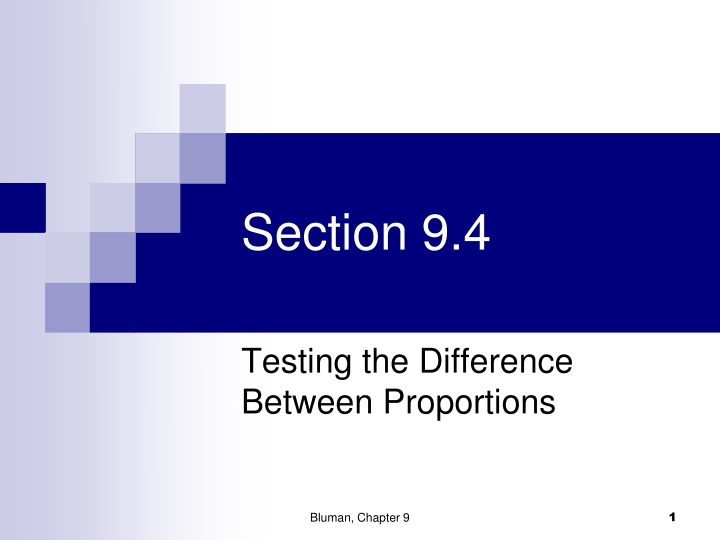 Testing the Difference Between Proportions in Nursing Home Vaccination Rates