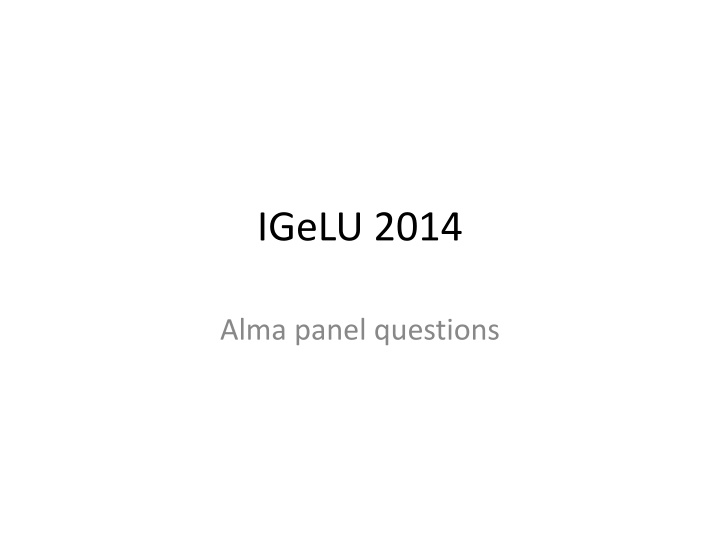 igelu 2014 n.w
