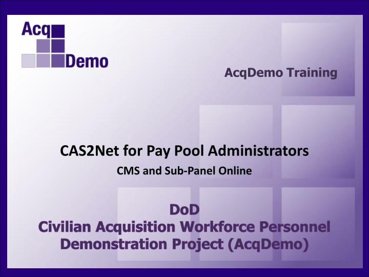 acqdemo training n.w