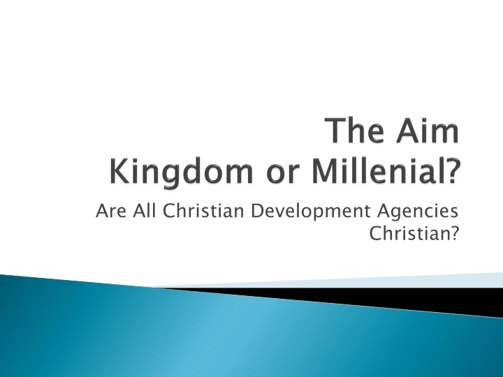 are all christian development agencies n.w