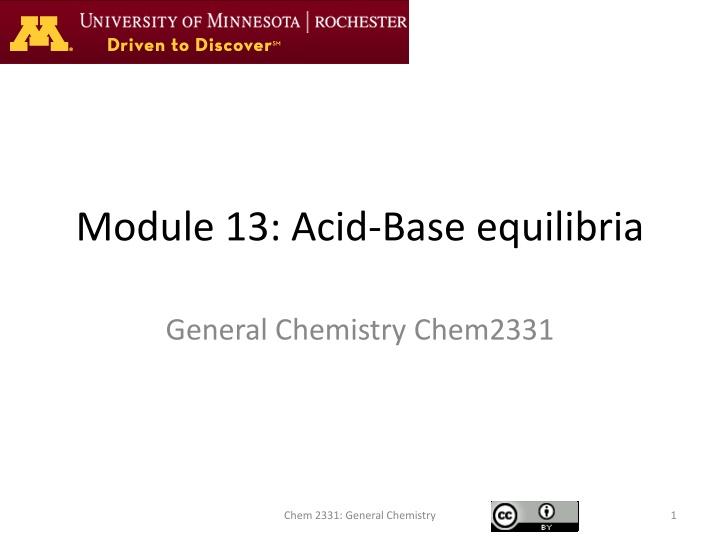 module 13 acid base equilibria n.w