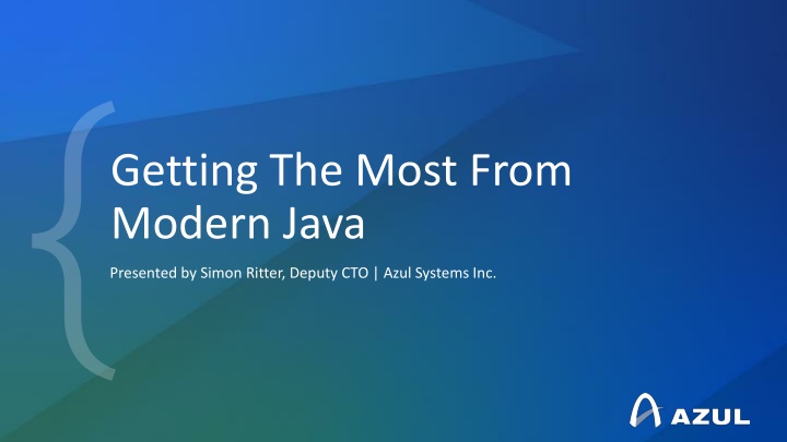 getting the most from modern java n.w