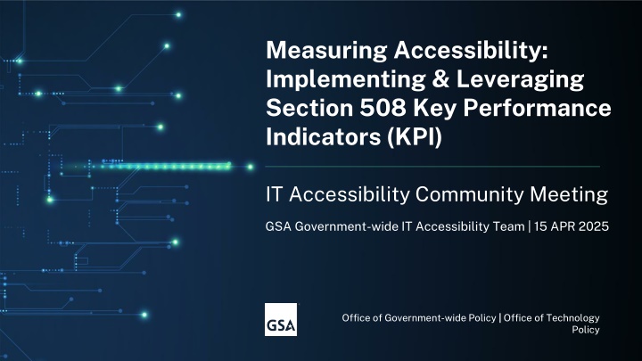 measuring accessibility implementing leveraging n.w