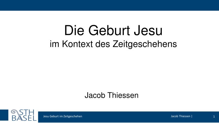 die geburt jesu im kontext des zeitgeschehens n.w