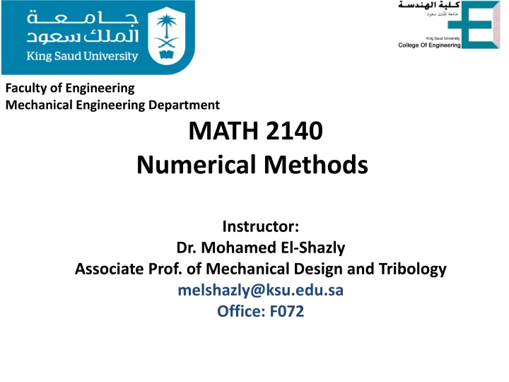 faculty of engineering mechanical engineering n.w