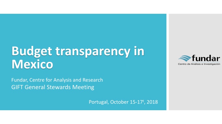 budget transparency in mexico n.w