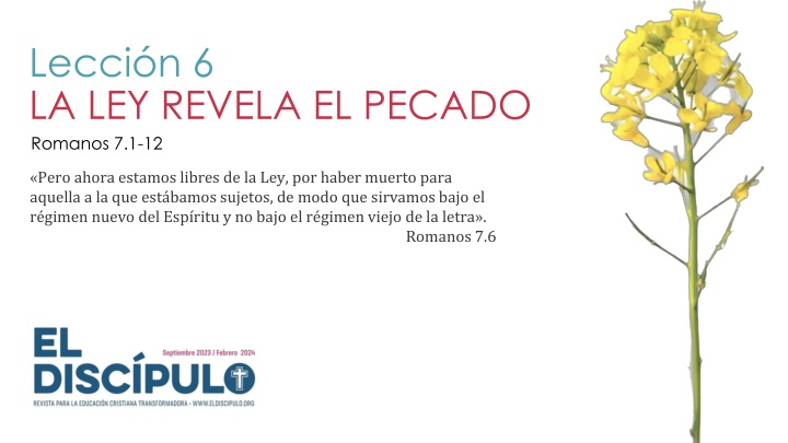 lecci n 6 la ley revela el pecado n.w