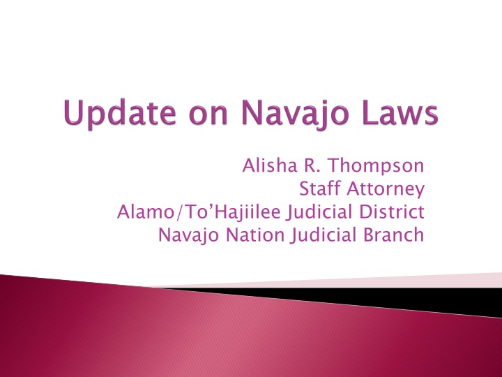 alisha r thompson staff attorney n.w