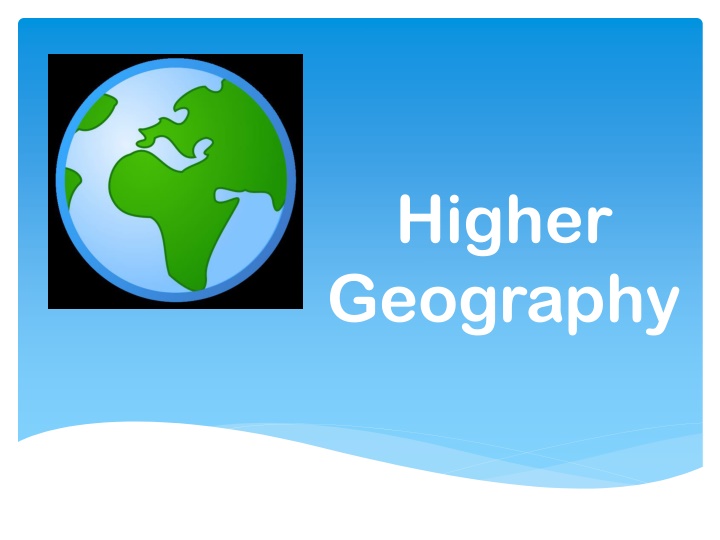 higher geography n.w