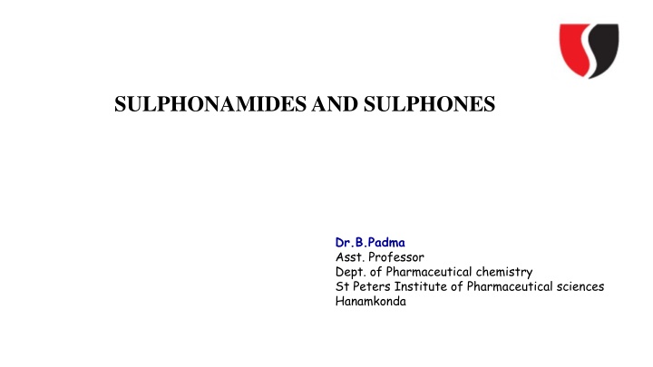 sulphonamides and sulphones n.w